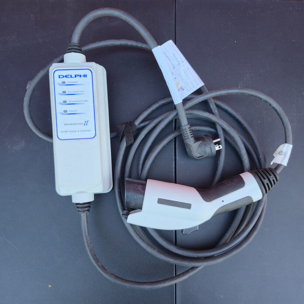 Delphi Generation II EVSE Mode 2 Cordset 120V AC EV Charger VW eGolf ID4